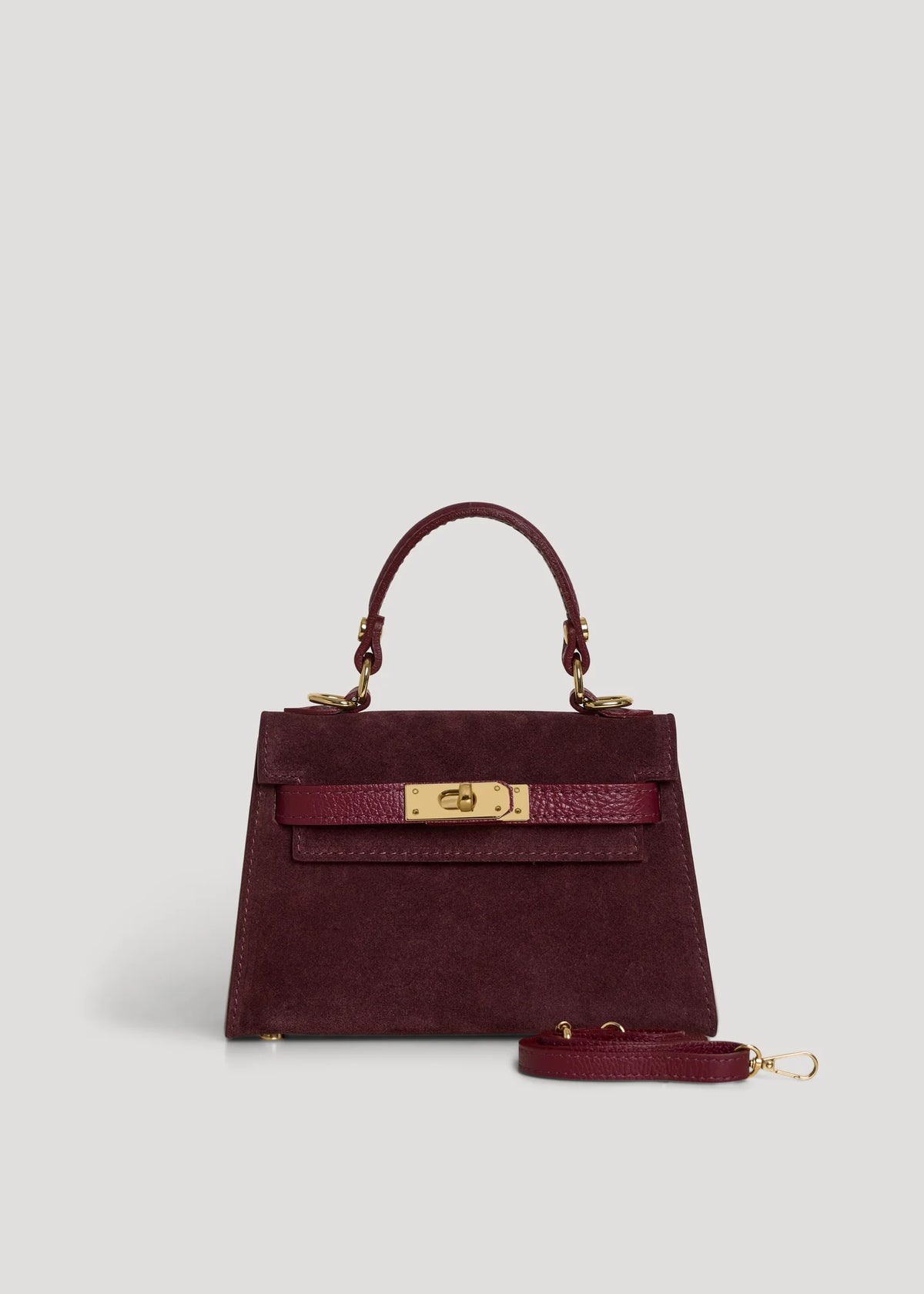 Geantă LINA mini burgundy - vedere 5