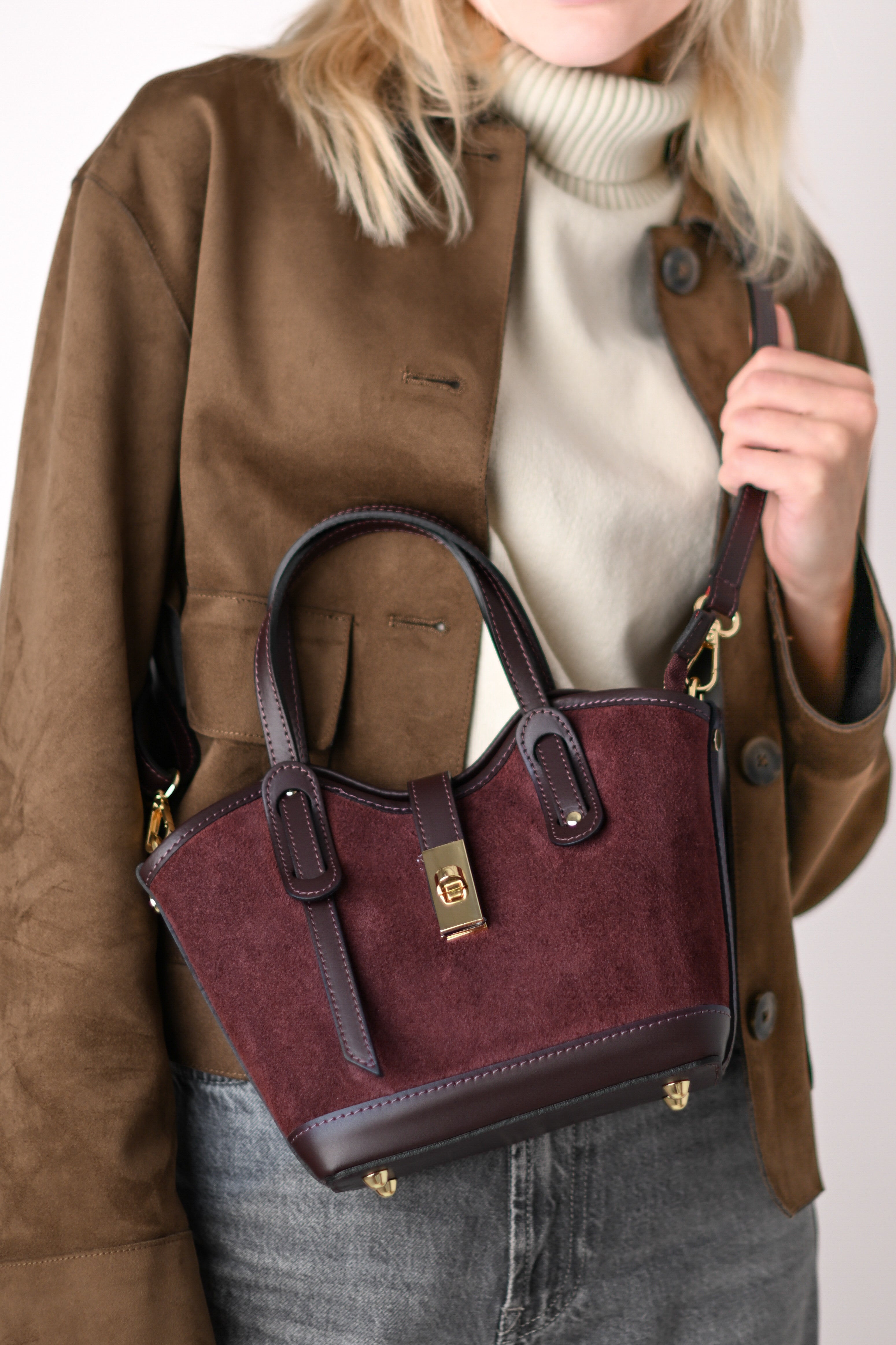 VANESSA MINI DUNKELBURGUNDER