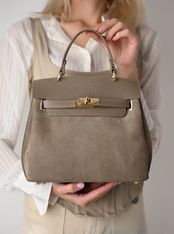 MIA VELOUR TAUPE