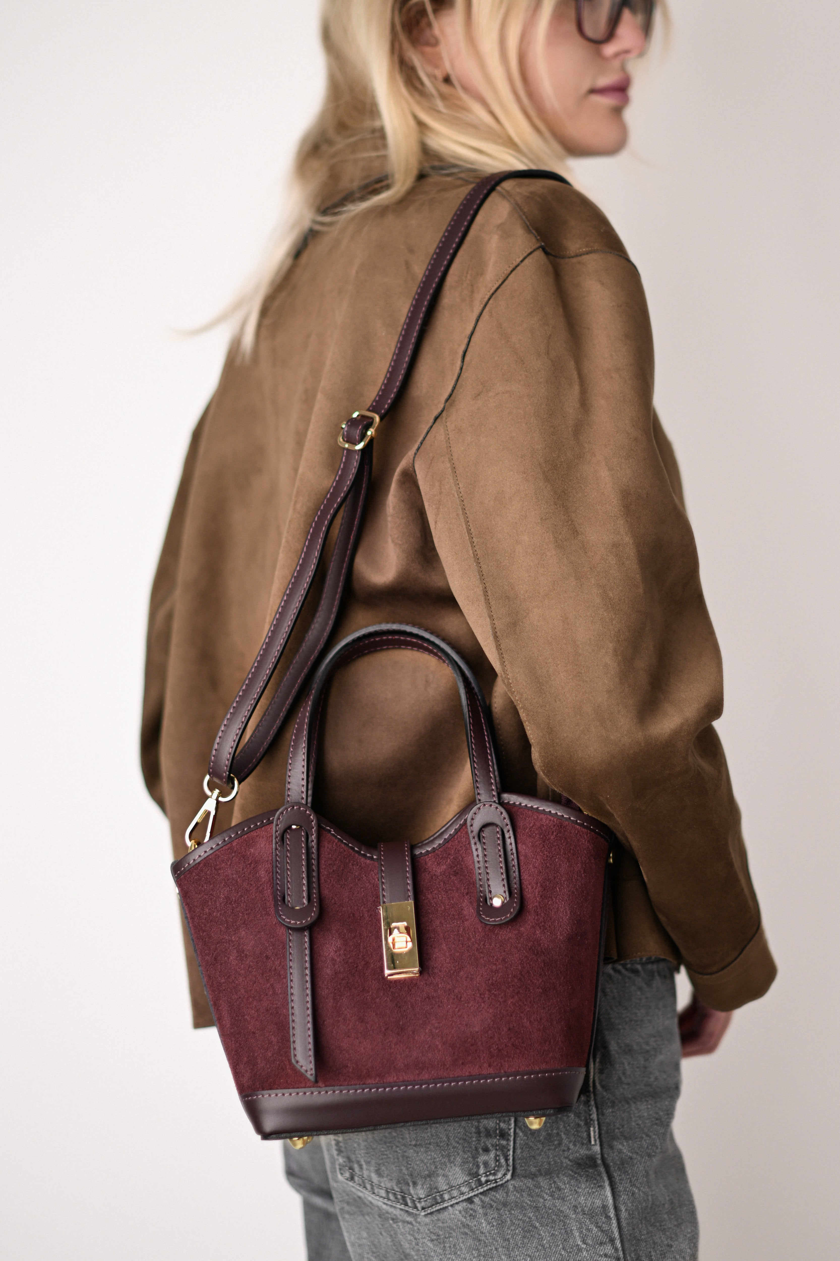 VANESSA MINI DUNKELBURGUNDER