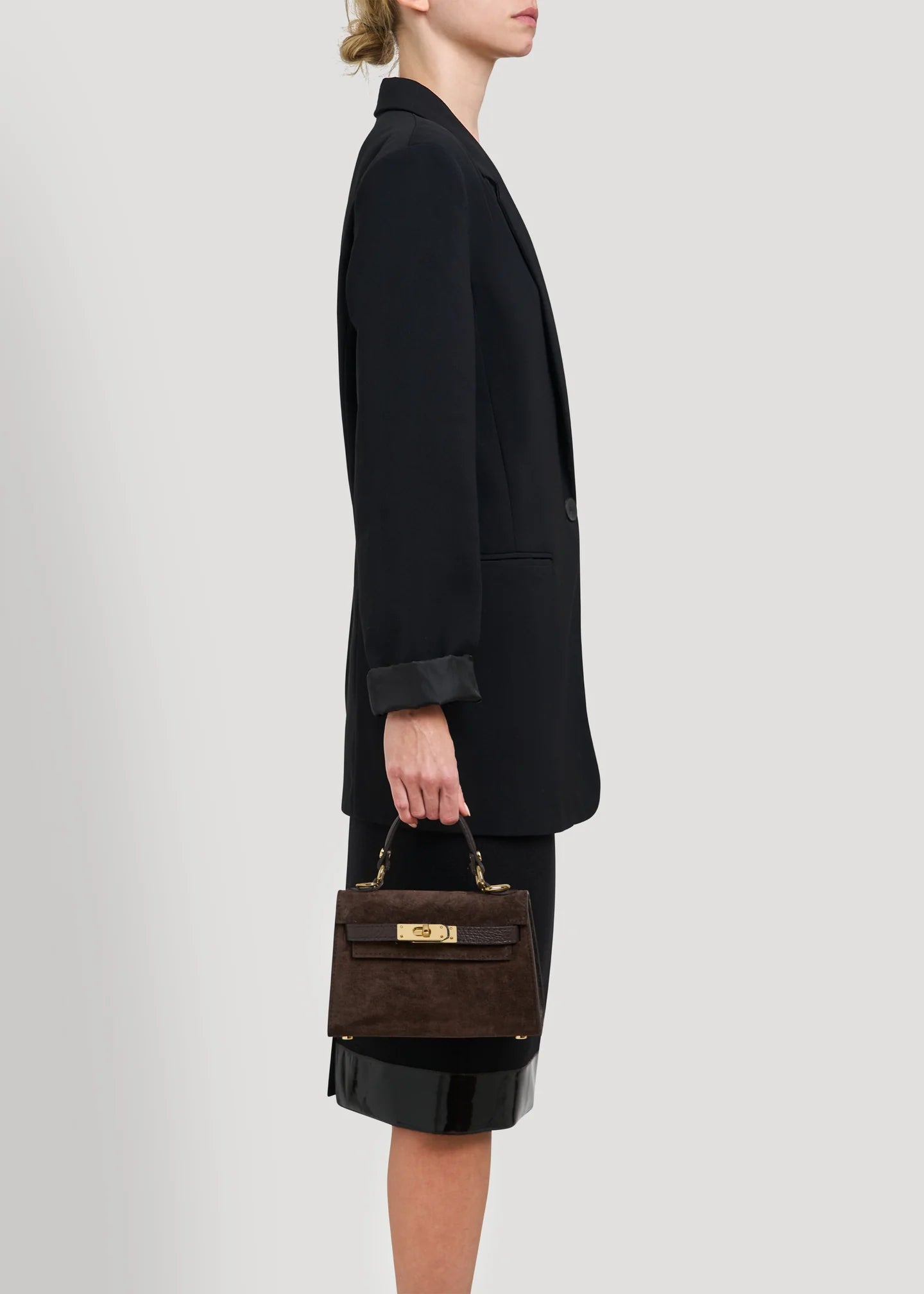 LINA MINI VELUR ESPRESSO