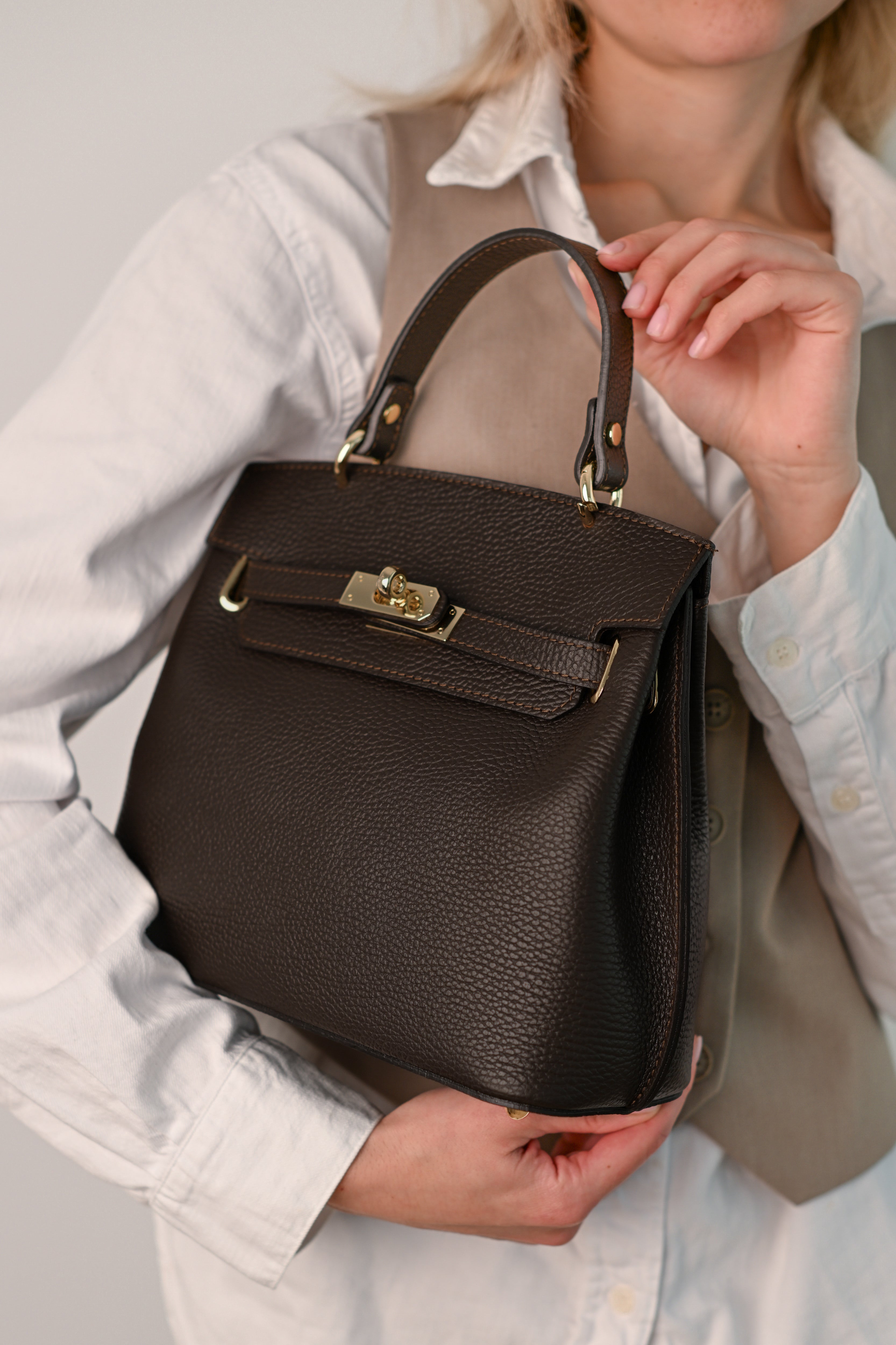 MIA LUNGER KAFFEE, NATURLEDER